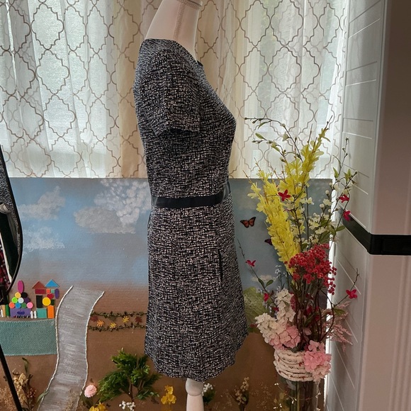 Elegant Black and White Pencil Skirt - Picture 4 of 6